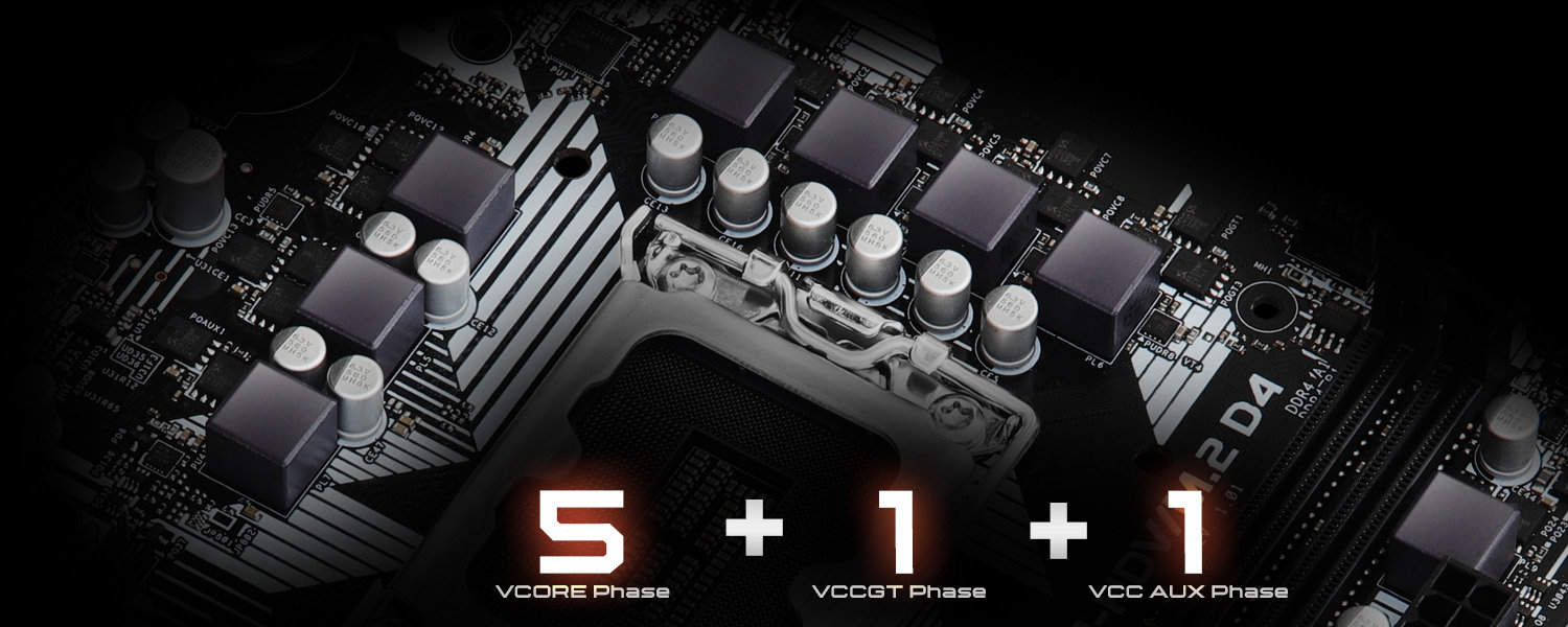 5+1+1 Power Phase Design